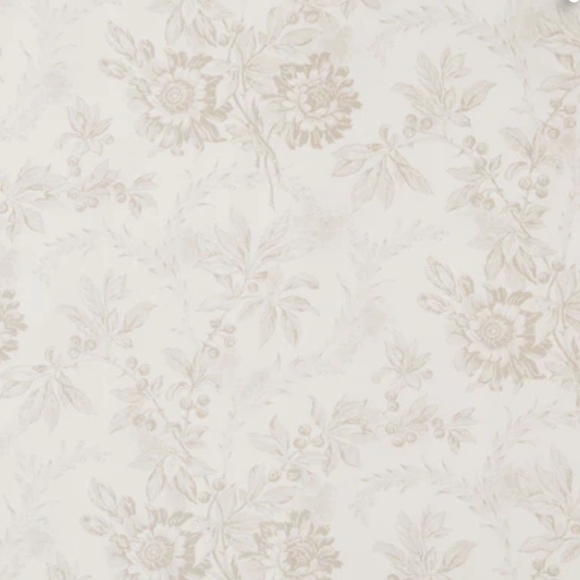 Andover Other - Ivory Floral Patterned Fabric By Andover